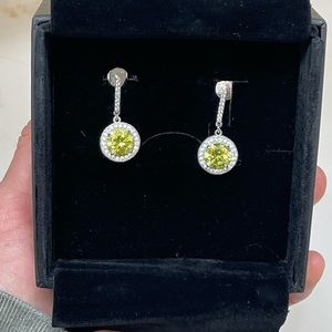 SWAROVSKI ZIRCONIA J Francis Sterling Earrings